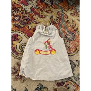 Pot-pourri Kids‎ Scooter Applique Sleeveless Dress Playwear 4T